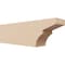 Ekena Millwork 4in. W x 6in. H x 20in. L Monterey Woodgrain TimberThane Rafter Tail, Primed Tan RFTUR04X06X20MONRCPR - alternate 1